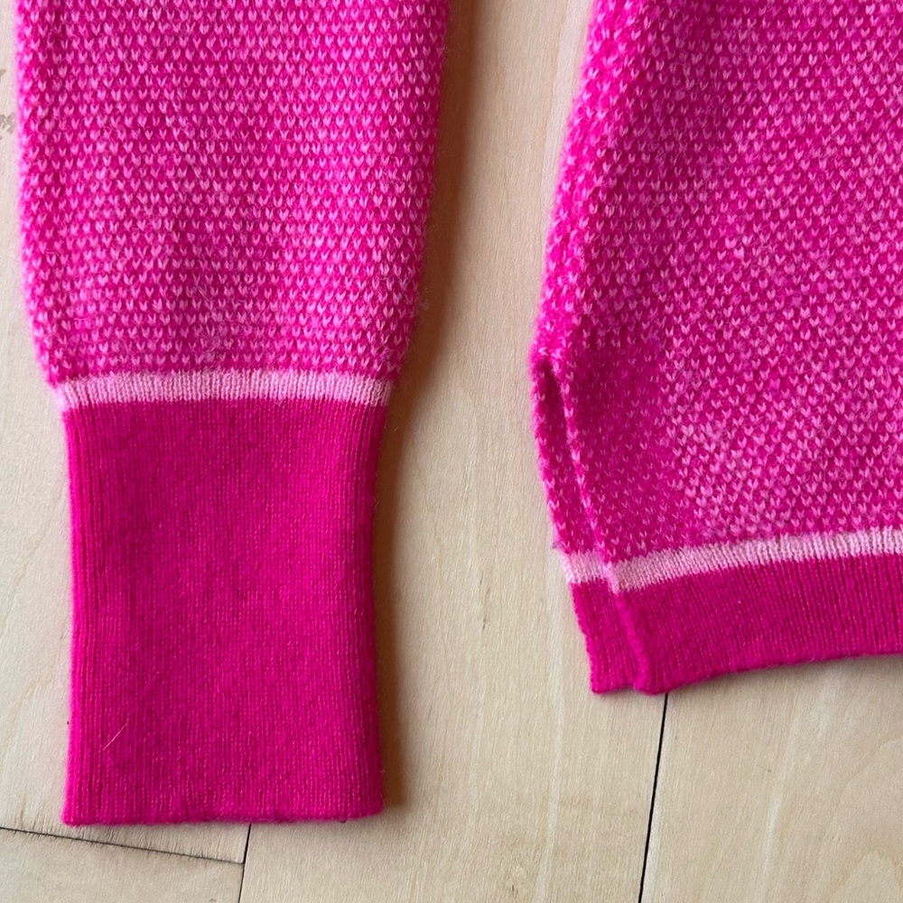 J. Crew Limited Edition Cashmere Crewneck Sweater w/ Bird’s Eye Stitch Small - Picture 7 of 16